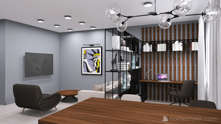 Визуализация гостинной