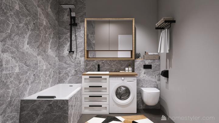 Визуализация ванной комнаты