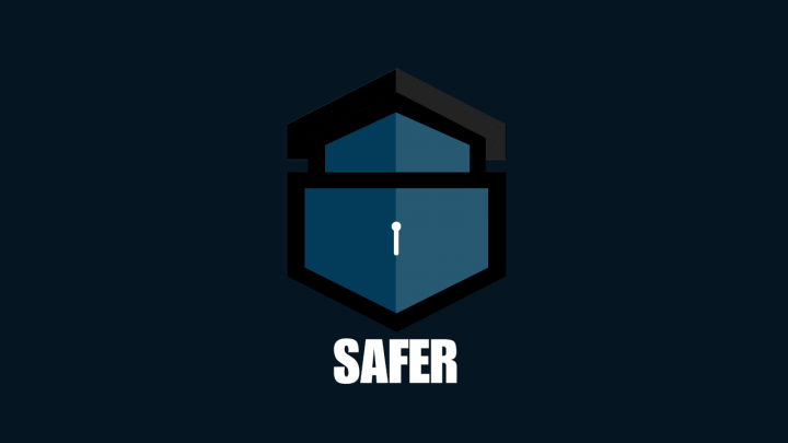 Вариант анимации логотипа системы инфо-безопасности Safer