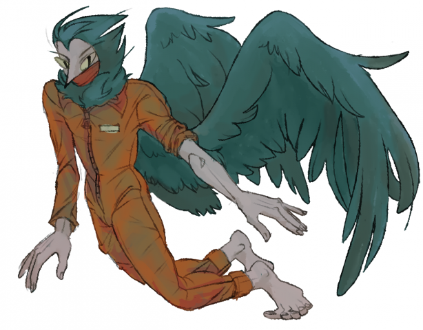 Птицеподобный заключенный