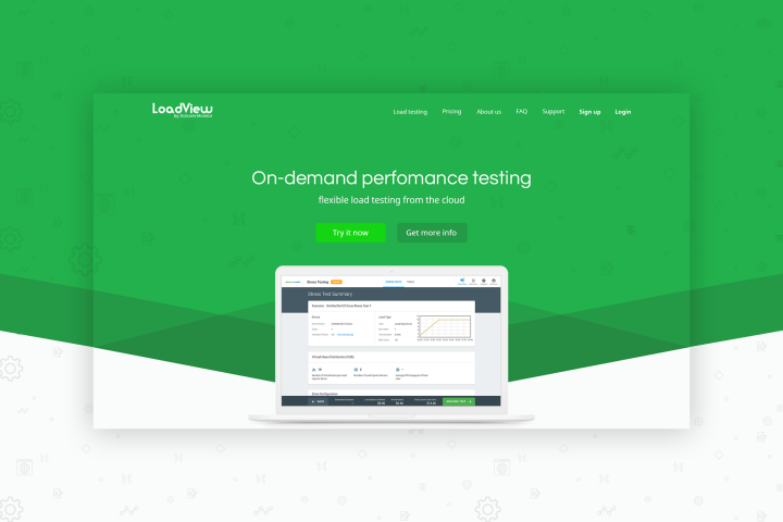 Design for web testing service