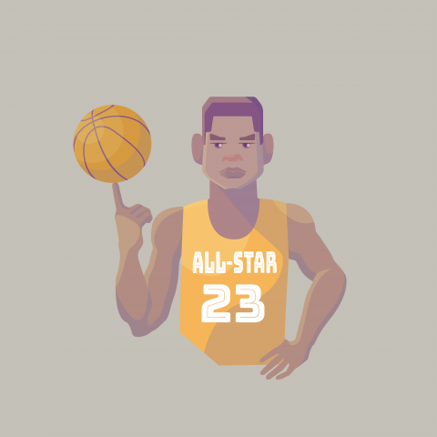 Персонажная векторная иллюстрация