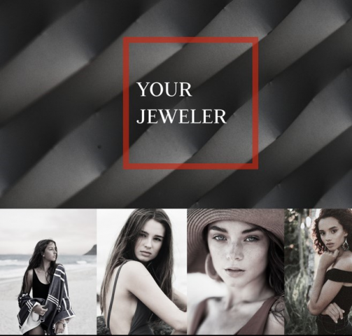 Сайт-портфолио для фотографа украшений