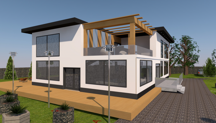 Экстерьер дома (день)