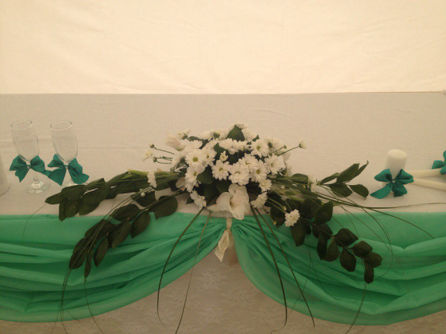 Настольная цветочная композиция #1