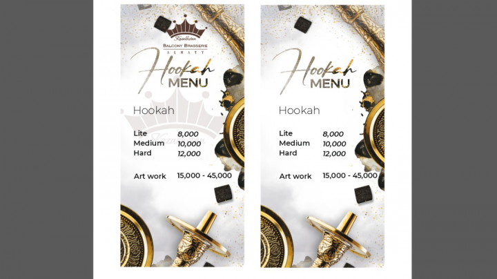 Hookah Menu v2
