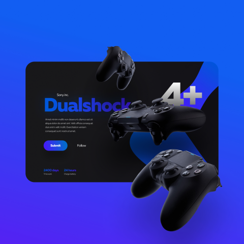DualShock. Концепт от Н. Юдаева