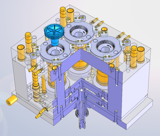 Пресс-форма для литья Вала-шестерни
