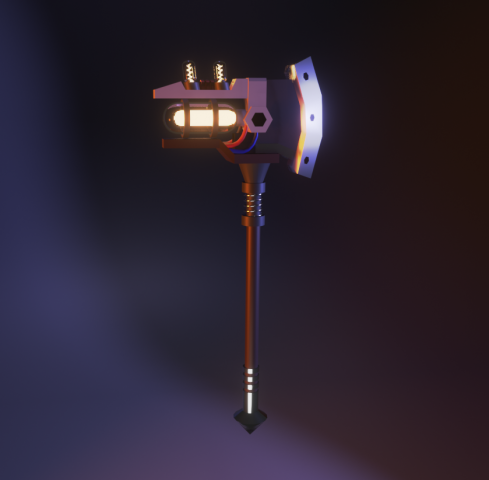 Low-Poly топор
