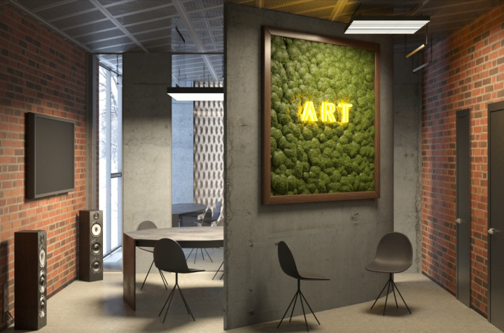 3d-визуализация лофта.