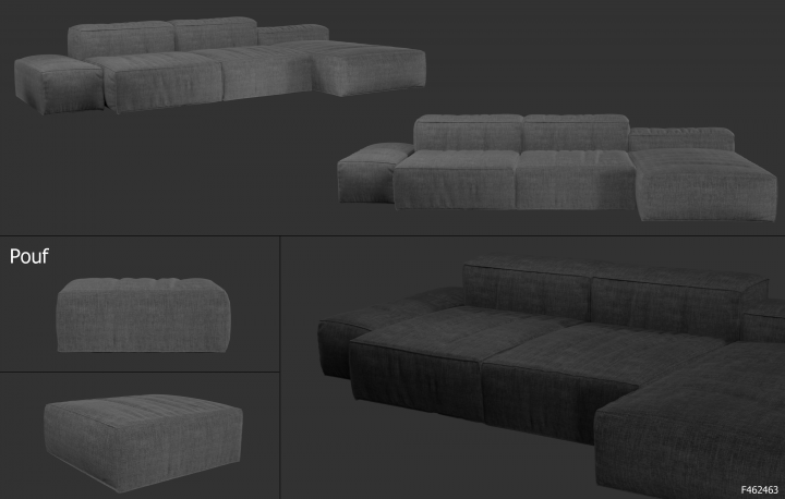 3d модель мебель