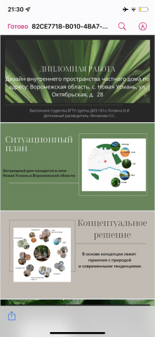 Презентация для дипломной работы