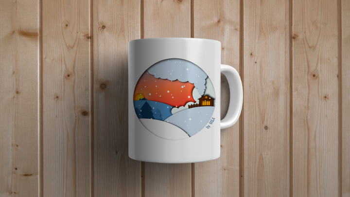 Графический дизайн для чашек