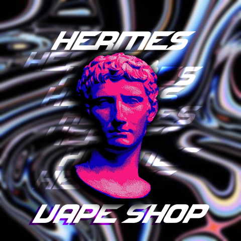 Дизайн вейп-шопа "HERMES"