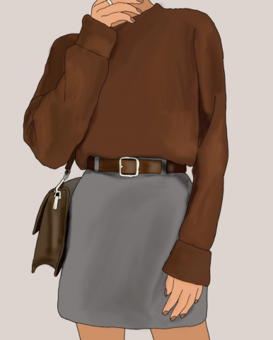 Иллюстрация  мода