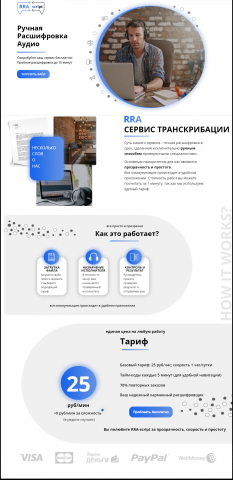 Дизайн сайта в фотошопе + верстка