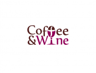 Логотип для кафе Coffe & Wine