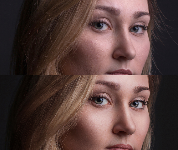 Ретушь  портрета