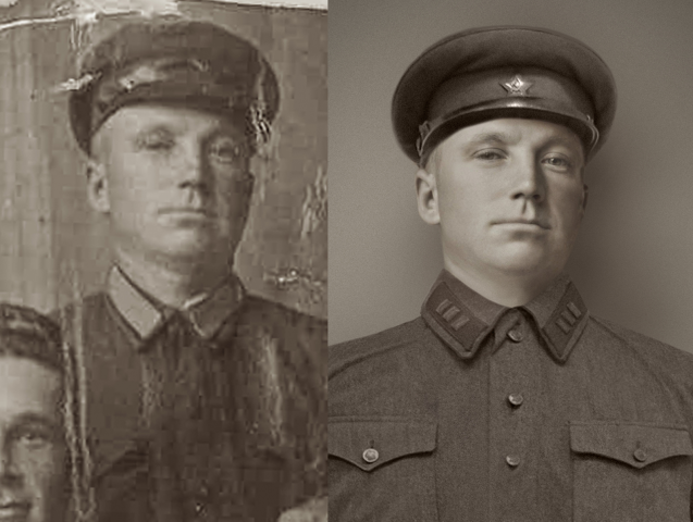 реставрация фотографии с прорисовкой