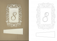 табличка с номером на стол