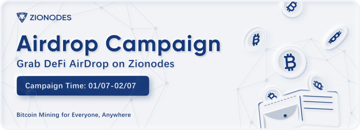 Рекламный баннер для крипто-фирмы Zionodes