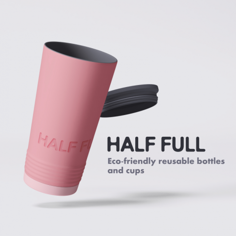 Дизайн чашки "Half Full"