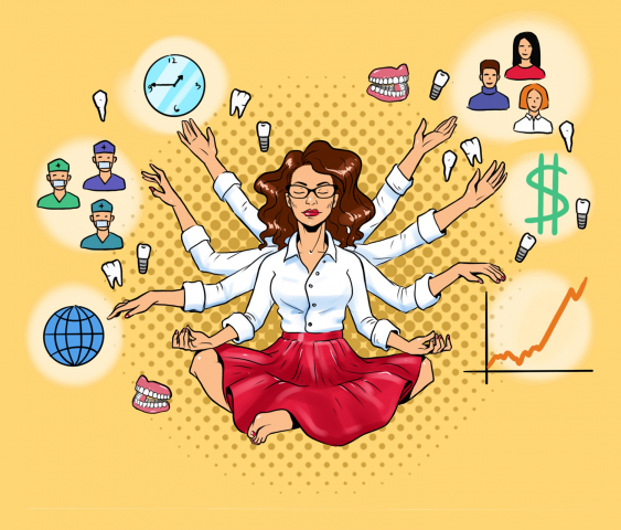 Иллюстрация для инстаграма по маркетингу в стоматологии