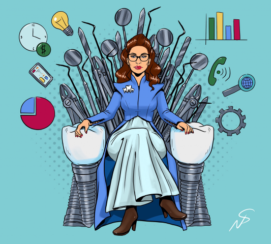 Иллюстрация для инстаграма по маркетингу в стоматологии