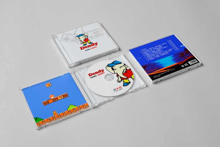 Разработка упаковки и песен для проекта Dendy - Game Over