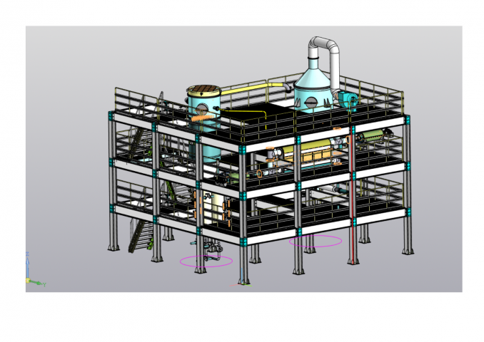 Комплекс по переработке фосфорсодержащих отходов