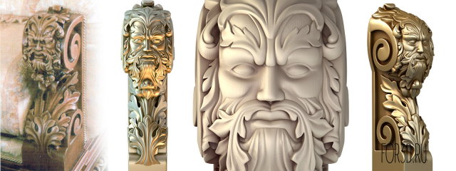 3d stl модель для ЧПУ станка