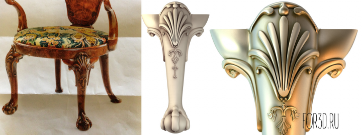 3d stl модель для ЧПУ станка