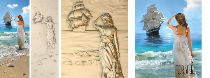 3d stl модель для ЧПУ станка