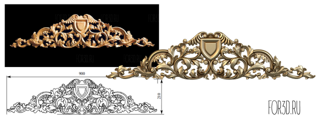 3d stl модель для ЧПУ станка