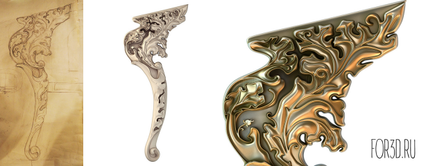 3d stl модель для ЧПУ станка