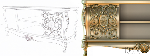 3d stl модель для ЧПУ станка