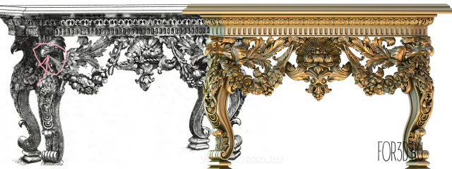 3d stl модель для ЧПУ станка