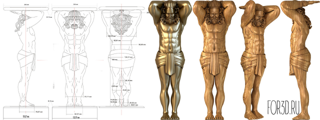 3d stl модель для ЧПУ станка