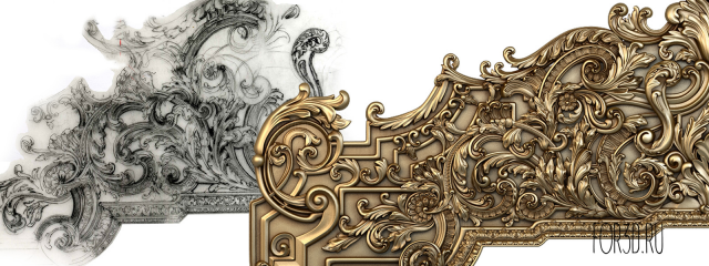 3d stl модель для ЧПУ станка