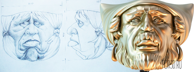 3d stl модель для ЧПУ станка