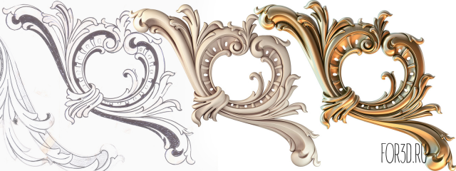 3d stl модель для ЧПУ станка