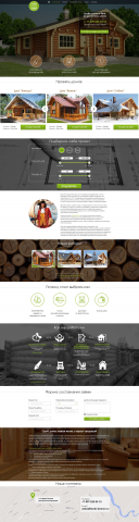 Срубы домов и бань