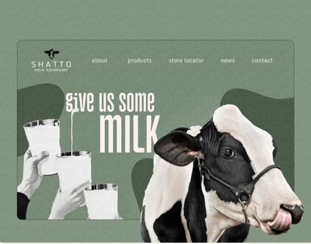 Milk concept