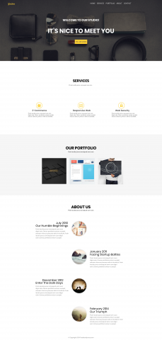 HTML/CSS Bootstrap4 / WordPress