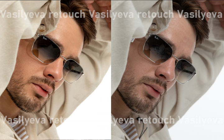 Ретушь мужского портрета