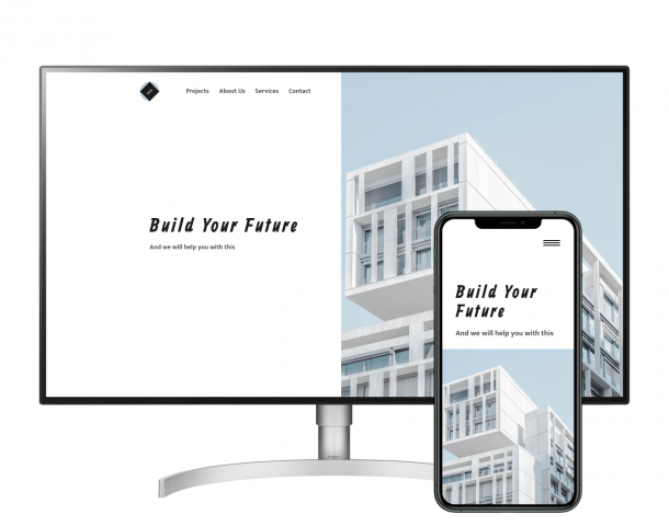 Architectural Landing Page