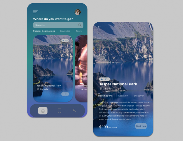 Travel APP UI/UX