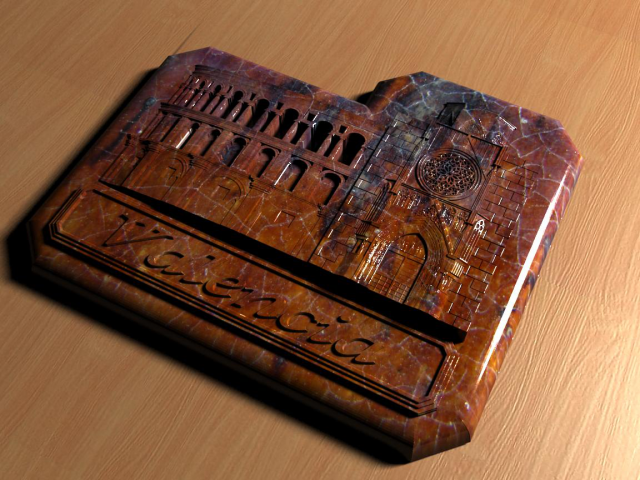 Магнитик с архитектурный туристический