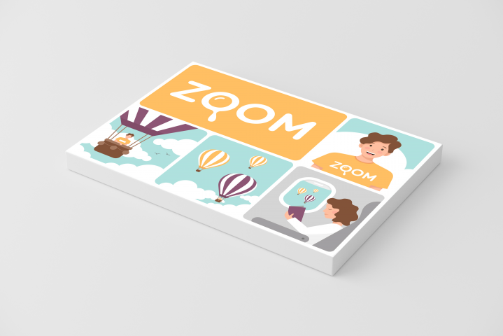 Упаковка к серии карточек Zoom