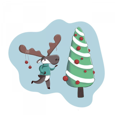 Новогодняя иллюстрация